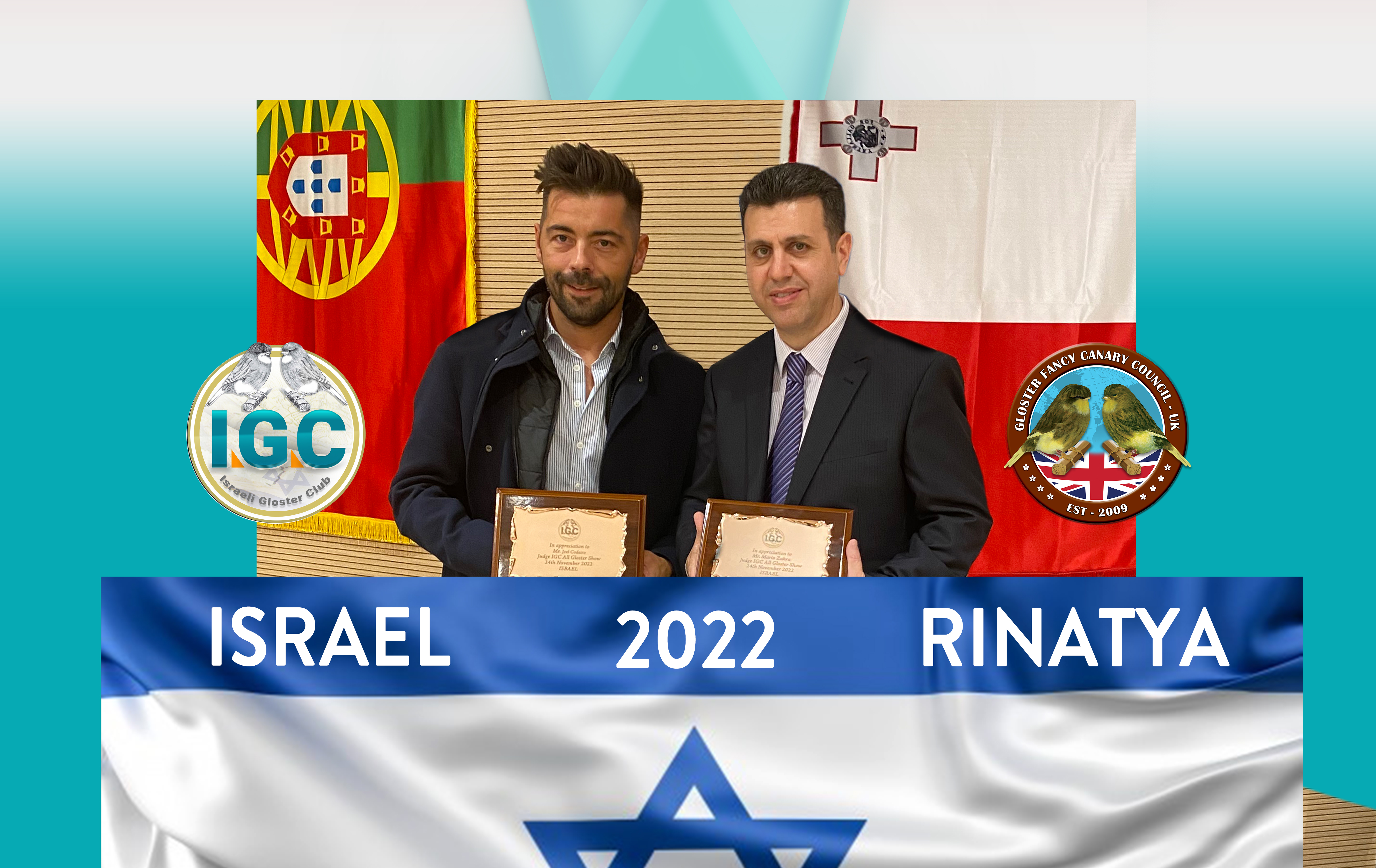 Mario Zahra and Joel Cordeiro in Israel